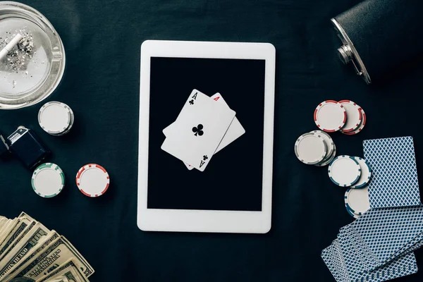 Live blackjack table with professional dealer